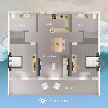 Apartment With Bay View Balcony - Pool - Up To 6 - Gym Голливуд Экстерьер фото